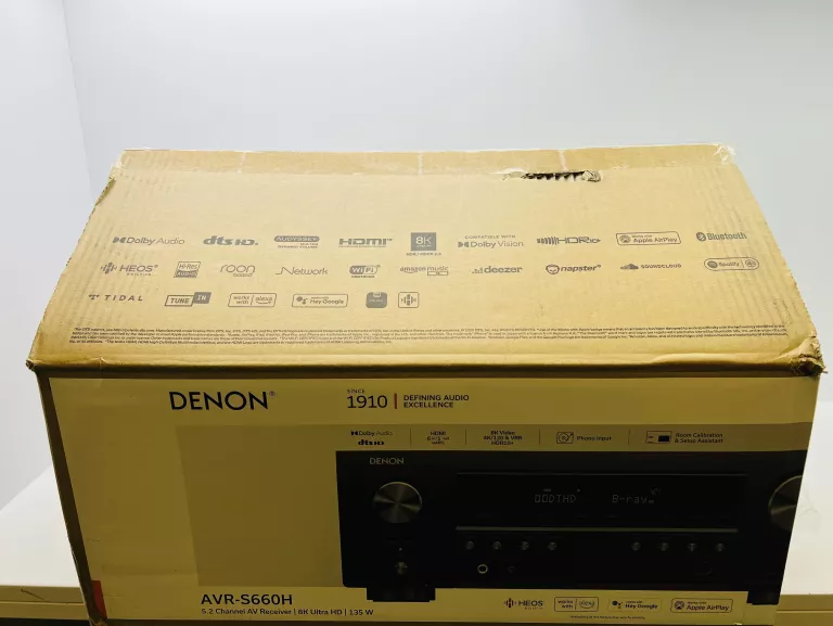 AMPLITUNER DENON AVR-S660H 5.2 PILOT GWARANCJA ŚLICZNY KOMPLET !!!