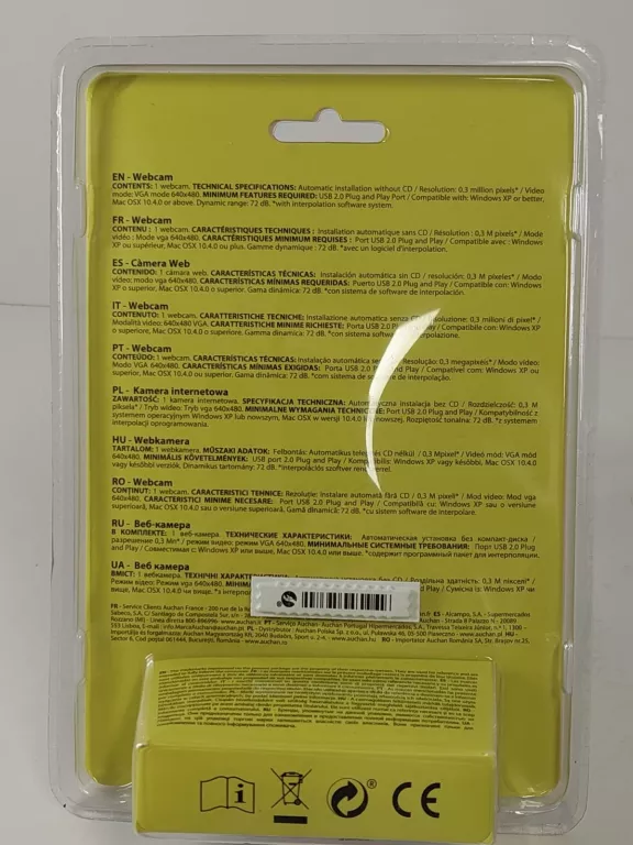 SELECLINE KAMERA INTERNETOWA USB 640X480 PIKSELI