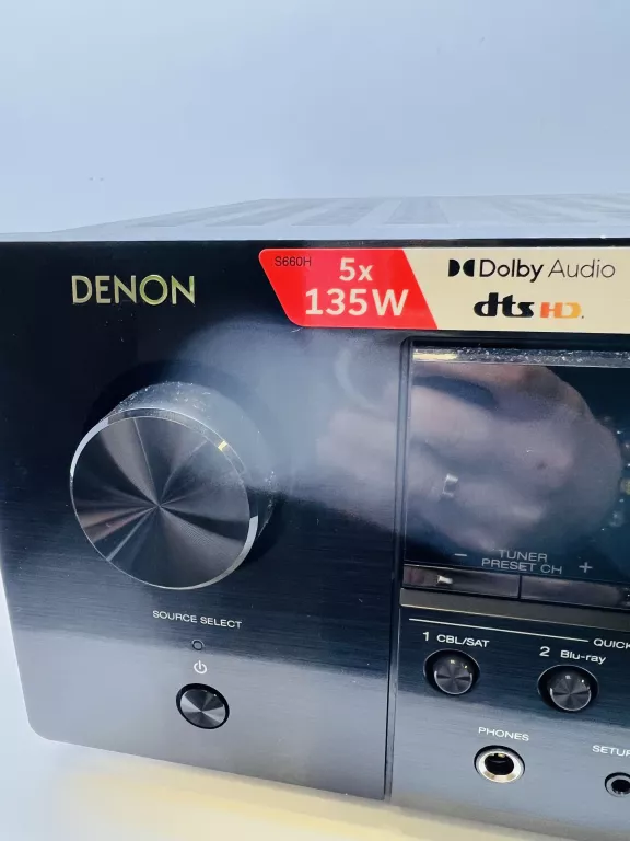 AMPLITUNER DENON AVR-S660H 5.2 PILOT GWARANCJA ŚLICZNY KOMPLET !!!