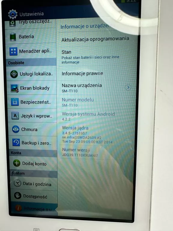 TABLET SAMSUNG GALAXY TAB 3 LITE SM-T110