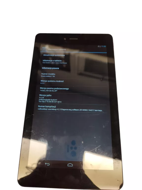 TABLET KIANO INTELECT 7 3G