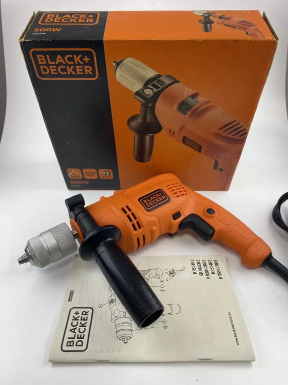 WIERTARKA UDAROWA BLACK&DECKER 230 V 500 W