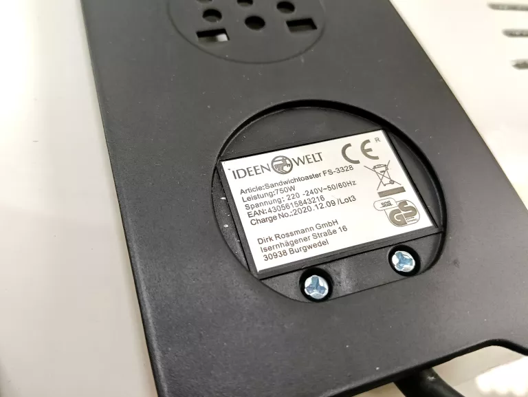 TOSTER IDEENWELT 750W FS-3328