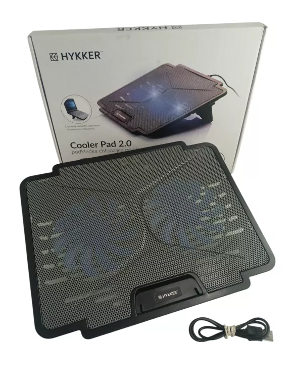 PODKŁADKA CHŁODZĄCA POD LAPTOPA HYKKER COOLER PAD 2.0