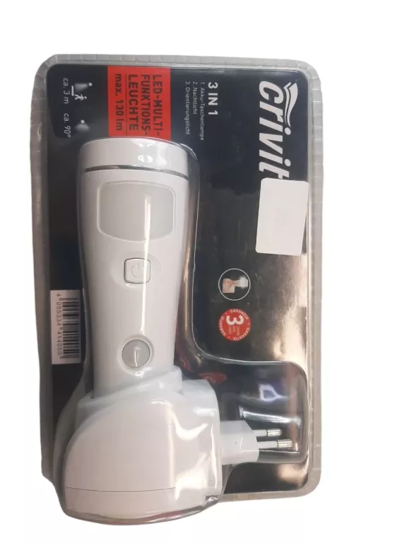 LATARKA CRIVIT 3 IN 1 130LM