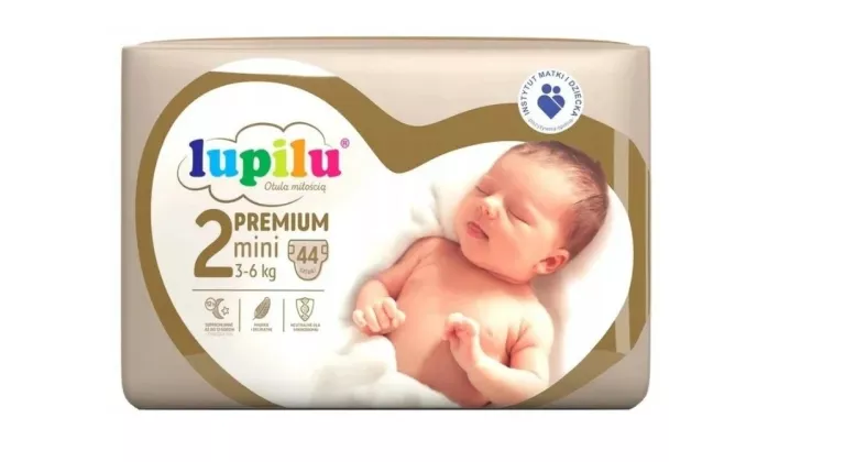 PIELUSZKI LUPILU PREMIUM ROZMIAR 2MINI ( 3 - 6 KG ), OPAKOWANIE 44 SZTUK