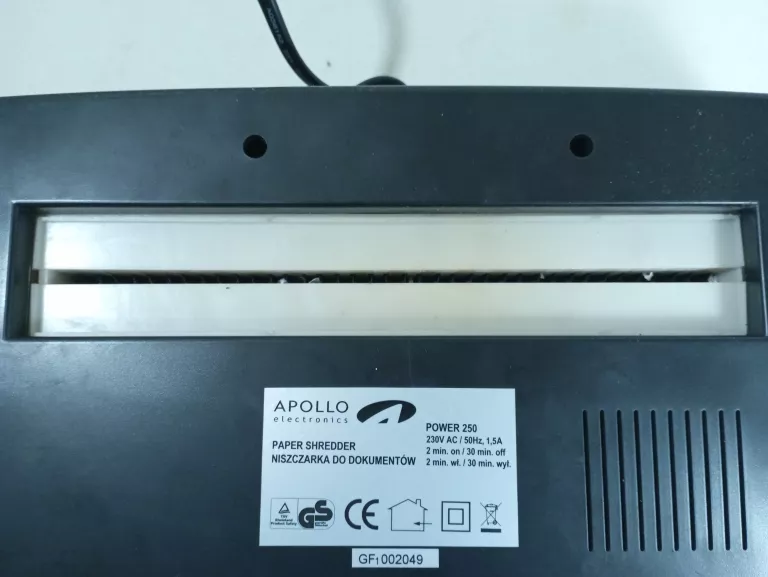 NISZCZARKA APOLLO POWER 250