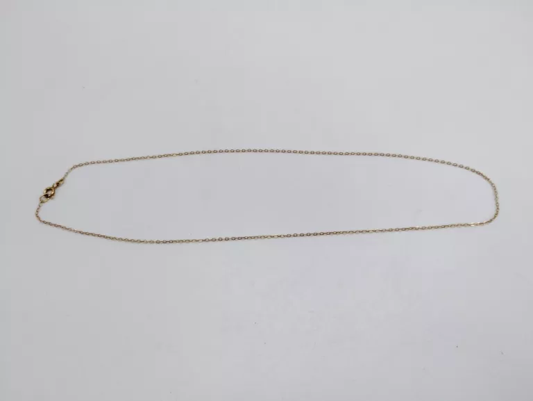 DELIKATNY ZŁOTY ŁAŃCUSZEK PR.585/1,83G/49CM