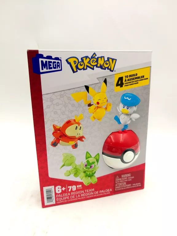 POKEMON MEGA KLOCKI PLASTIKOWE PALDEA HPX92 + POKEBALL