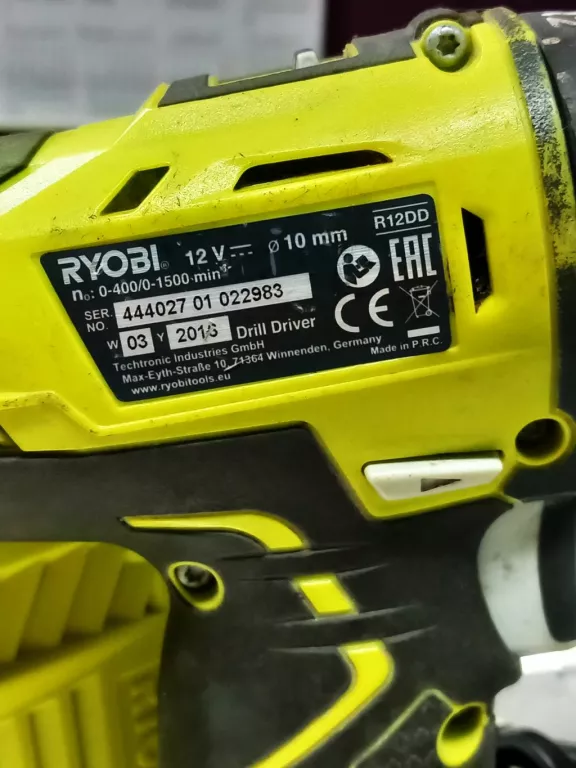 WKRĘTARKA RYOBI R12DD AKU 12V 1.3AH