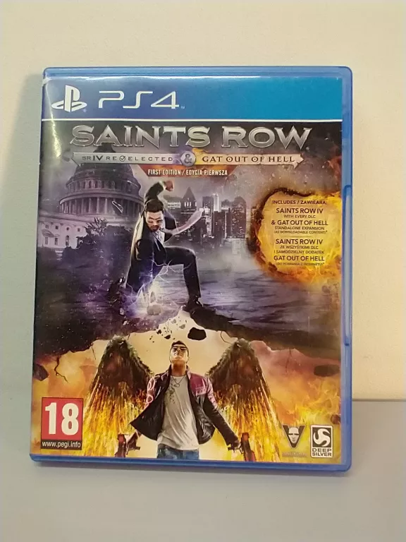 GRA NA PS4 SAINTS ROW IV RE-ELECTED + GAT OUT OF HELL