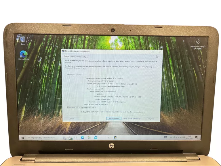 LAPTOP HP 3165NGW 4/512GB