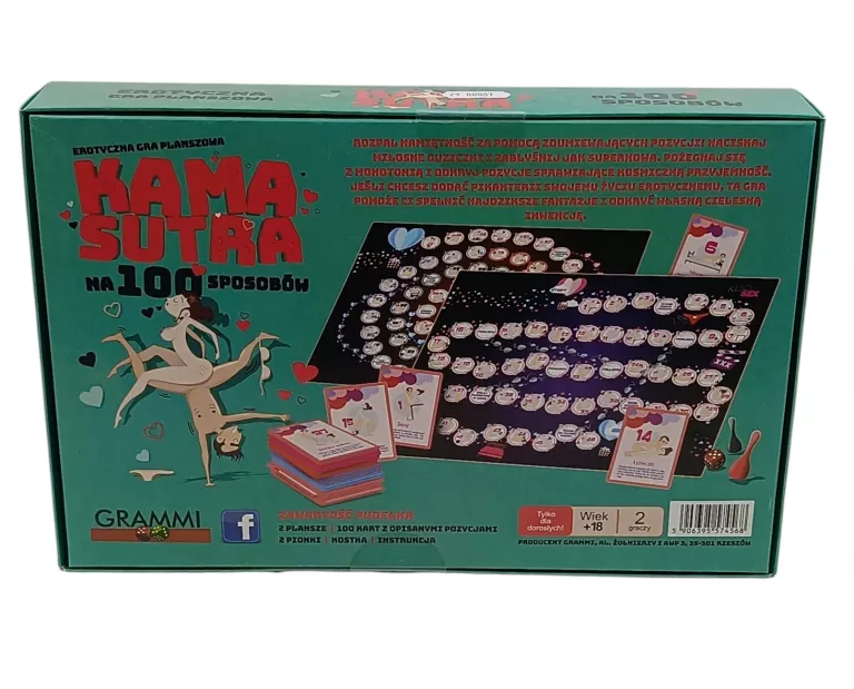 GRA PLANSZOWA KAMASUTRA NA 100 SPOSOBÓW