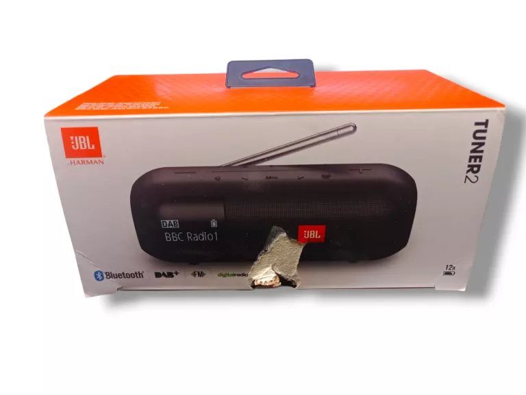 GŁOŚNIK PRZENOŚNY JBL TUNER 2 CZARNY