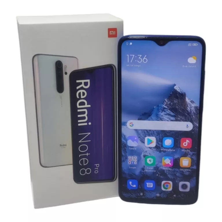 TELEFON REDMI NOTE 8 PRO 6/64 GB OCEAN BLUE - PUDEŁKO