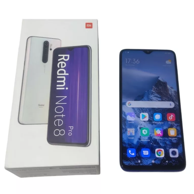 TELEFON REDMI NOTE 8 PRO 6/64 GB OCEAN BLUE - PUDEŁKO