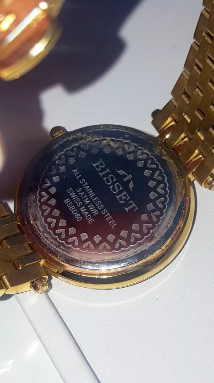 DAMSKI ZEGAREK BISSET ZŁOTYI BSBD80