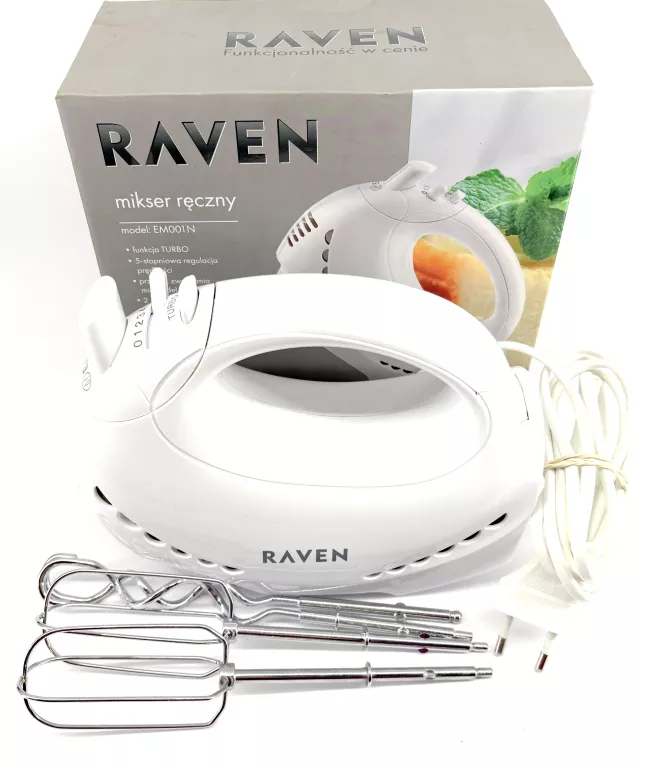 MIKSER RĘCZNY RAVEN EM001N
