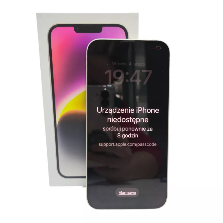 TELEFON IPHONE 14 PLUS 128GB / ZABLOKWOANY - BRAK HASŁA