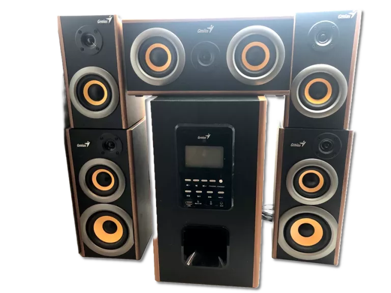 ZESTAW GŁOŚNIKÓW 5.1 GENIUS SW-HF 5,1 200 W BRĄZOWY
