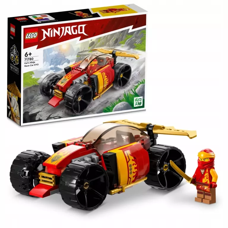 SAMOCHÓD WYŚCIGOWY NINJA KAIA EVO 71780 - LEGO