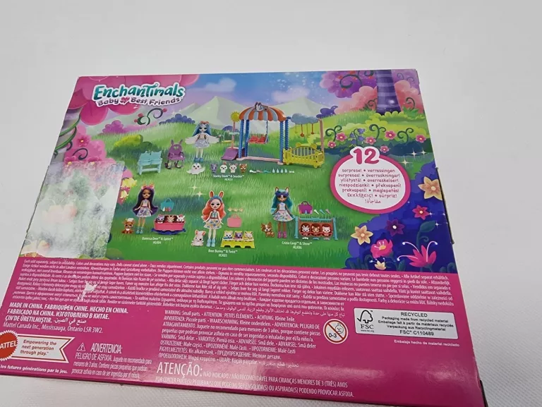 MATTEL ENCHANTIMALS BREE BUNNY NIESPODZIANKA HLK85