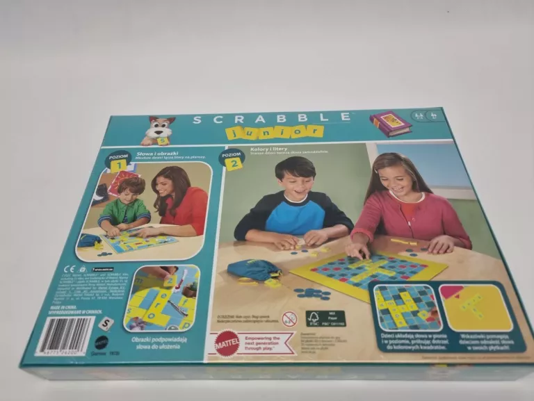 MATTEL GRA SCRABBLE JUNIOR Y9735