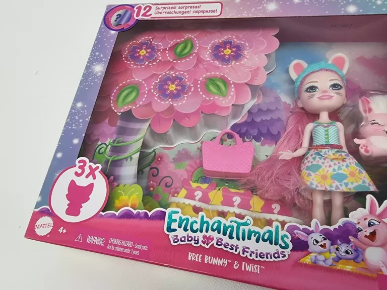 MATTEL ENCHANTIMALS BREE BUNNY NIESPODZIANKA HLK85