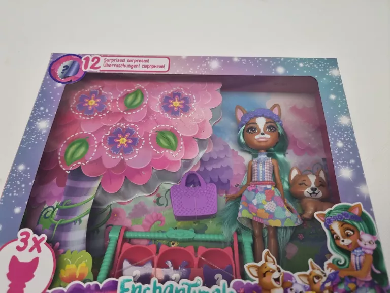 MATTEL ENCHANTIMALS CORGI NIESPODZIANKA HLK86