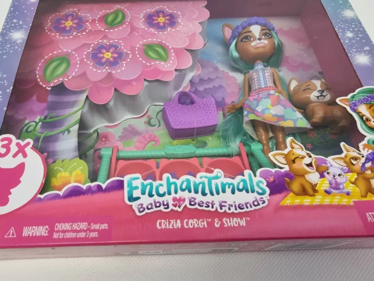 MATTEL ENCHANTIMALS CORGI NIESPODZIANKA HLK86