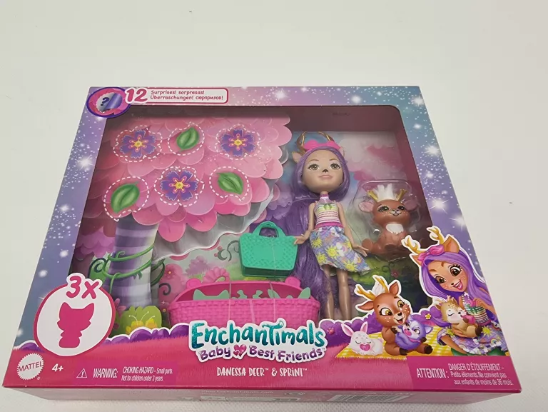 MATTEL ENCHANTIMALS DANESSA NIESPODZIANKA HLK84