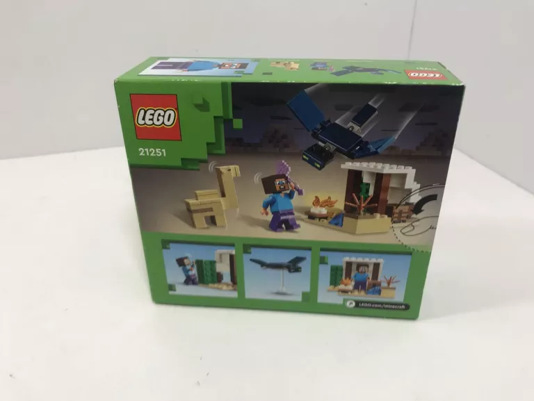 LEGO MINECRAFT 21251 PUSTYNNA EKSPEDYCJA STEVE'A