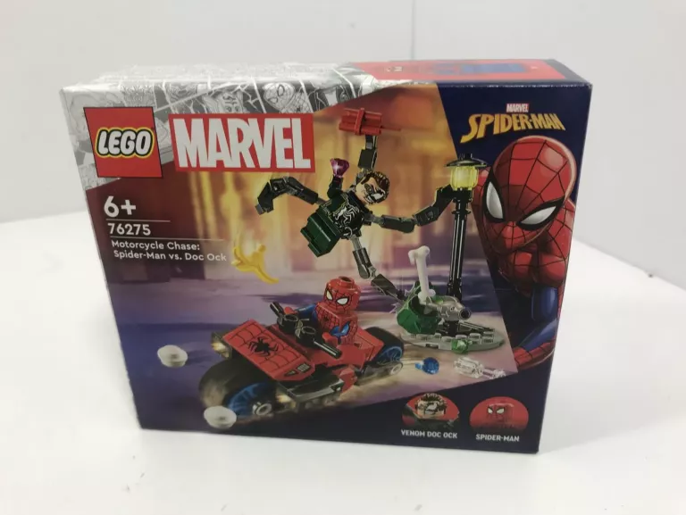 LEGO MARVEL SPIDERMAN 76275 POŚCIG NA MOTOCYKLU DR OCK