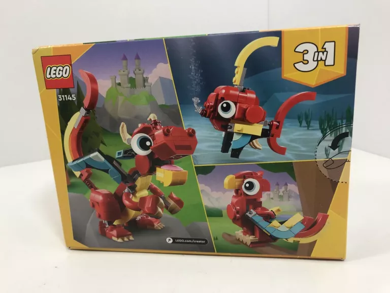 LEGO CREATOR 31145 CZERWONY SMOK