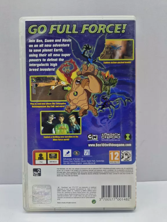 GRA BEN 10 ALIEN FORCE PSP