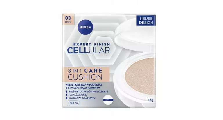 NIVEA PODKŁAD KREM CELLULAR FILER 03 DUNKEL CIEMNY