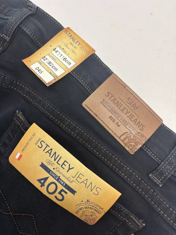 SPODNIE MĘSKIE STANLEY 405/045 W33 L32 IGŁA W44 L32