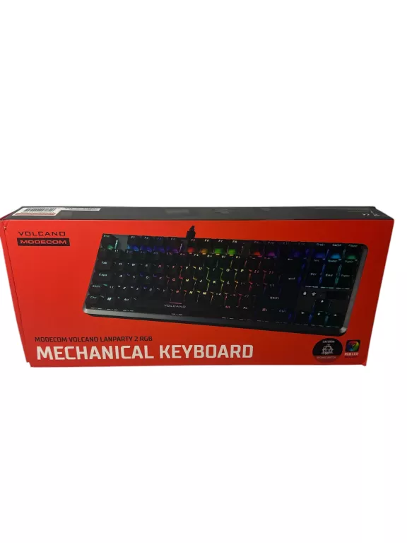 KLAWIATURA MECHANICZNA MODECOM VOLCANO LANPARTY 2 RGB BLUE