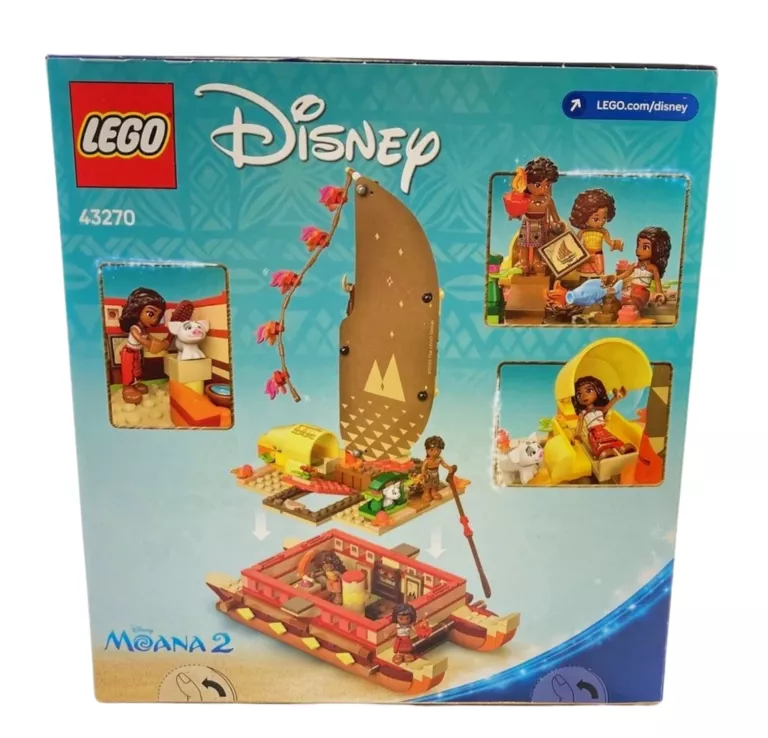 KLOCKI LEGO DISNEY 43270 KAJAKOWA PRZYGODA VAIANY