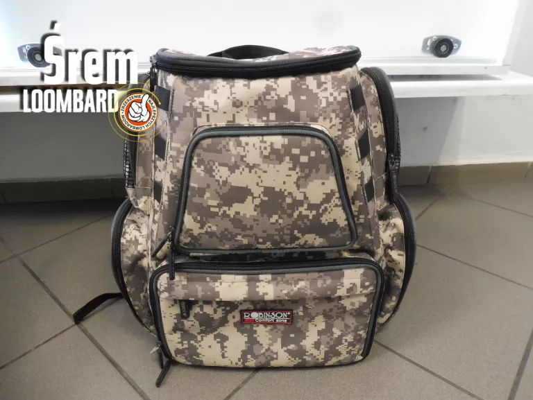 PLECAK ROBINSON CAMO PREDATOR 29X20X44CM, SOLO, STAN BDB!