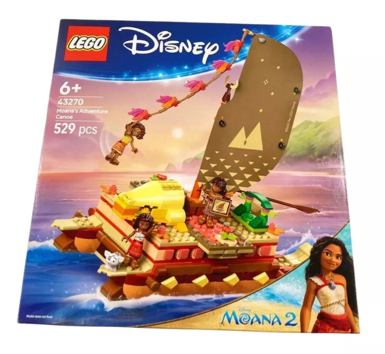 KLOCKI LEGO DISNEY 43270 KAJAKOWA PRZYGODA VAIANY