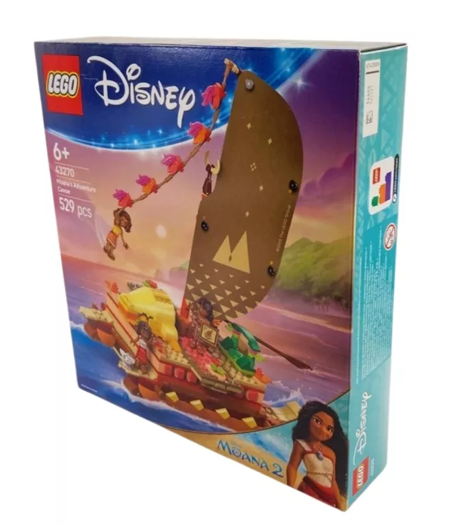 KLOCKI LEGO DISNEY 43270 KAJAKOWA PRZYGODA VAIANY