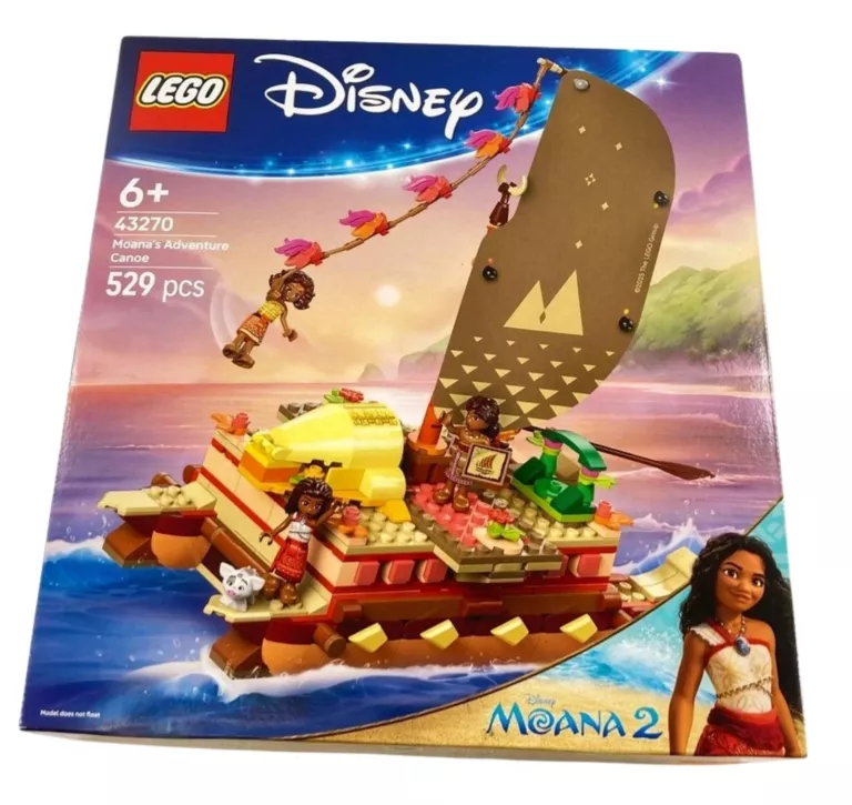 KLOCKI LEGO DISNEY 43270 KAJAKOWA PRZYGODA VAIANY