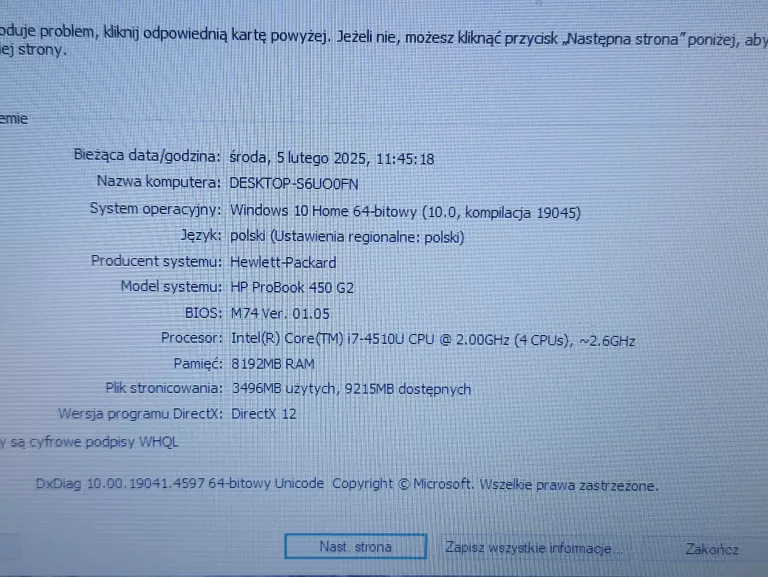 LAPTOP HP 255 G3 I7-4510U/8GB RAM/RADEON R5 M255/250GB SSD