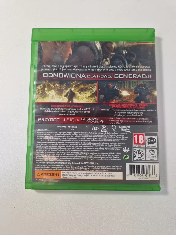 XBOX ONE GEARS OF WAR ULTIMATE EDITION