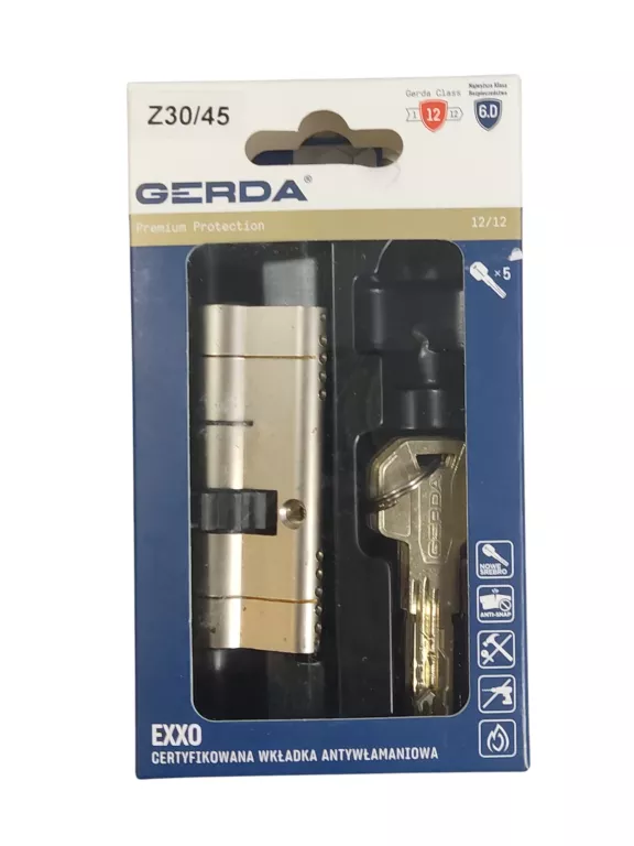 WKŁADKA DO ZAMKA GERDA G30/45 EXXO