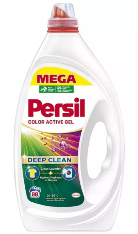 PERSIL COLOR ACTIVE ŻEL DO PRANIA KOLOR 88 PRAŃ 3,96L