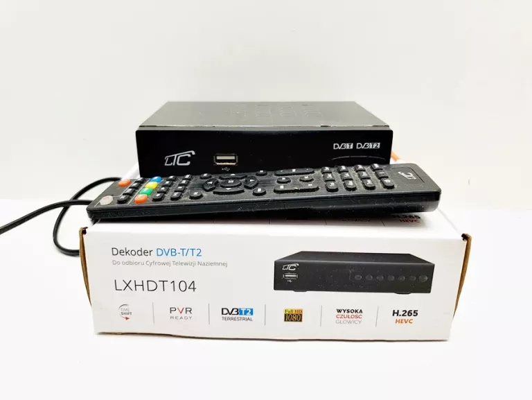 TUNER TV LTC TUNER DVB-T-2 HD LTC T204 + PILOT