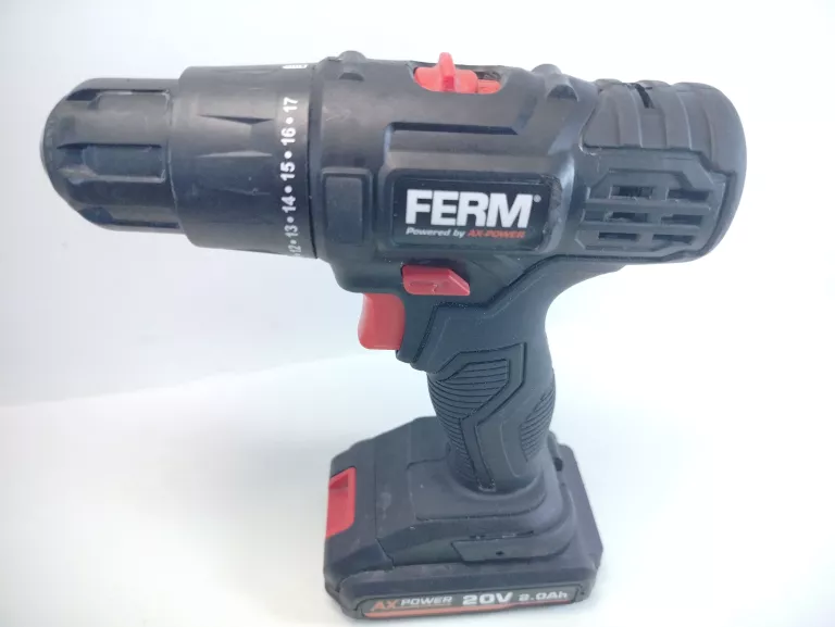 WKRĘTARKA FERM CDM1191 AX POWER 20V AKUMULATOR 2.0AH ŁADOWARKA 350-1300RPM