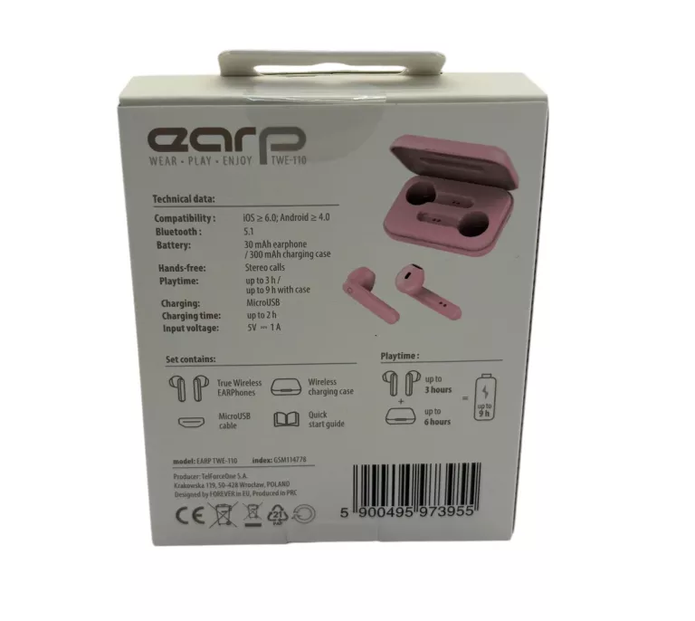 forever-sluchawki-twe-110-rozowe-ean-gtin-5900495973955